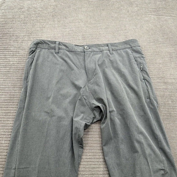 Vuori Pants Vuori Aim Pants Men 3629 Gray Chino Straight Leg Golf